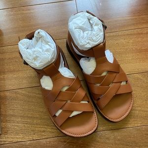 New in the box Madewell genuine leather sandals